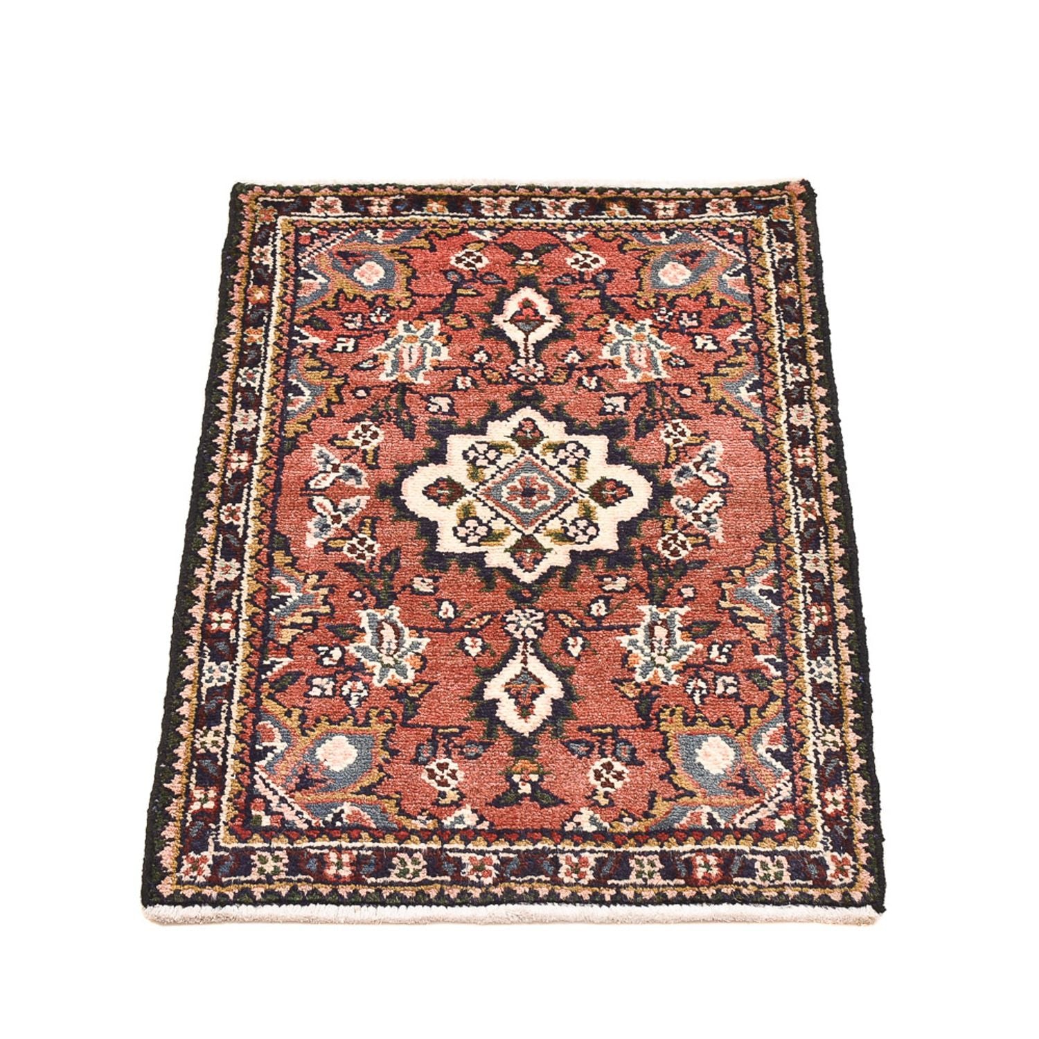 Perserteppich - Nomadic - 85 x 58 cm - hellrot