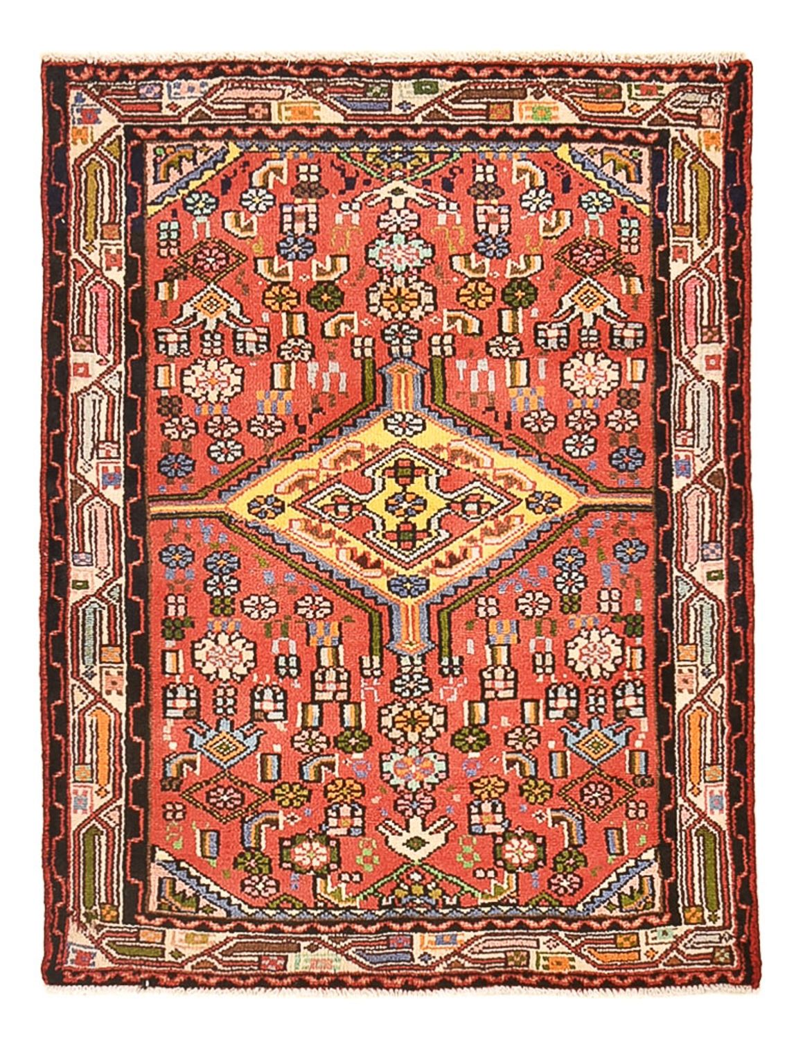 Perserteppich - Nomadic - 105 x 80 cm - rot