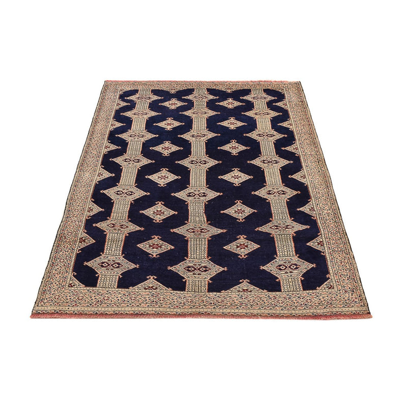 Turkaman Teppich - 173 x 120 cm - dunkelblau