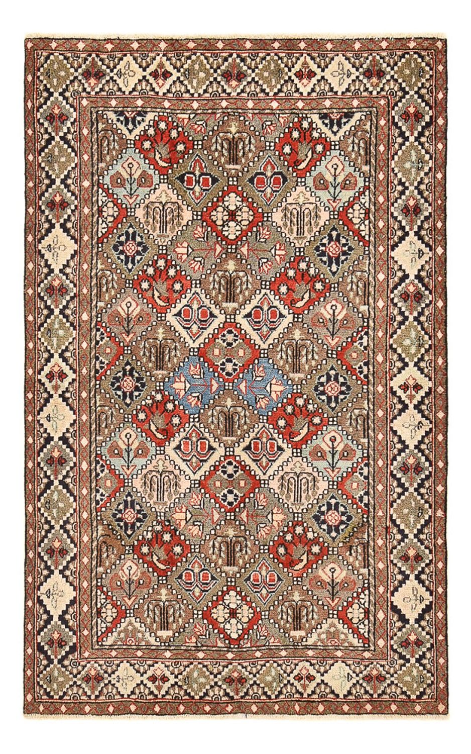 Perserteppich - Nomadic - 187 x 113 cm - mehrfarbig