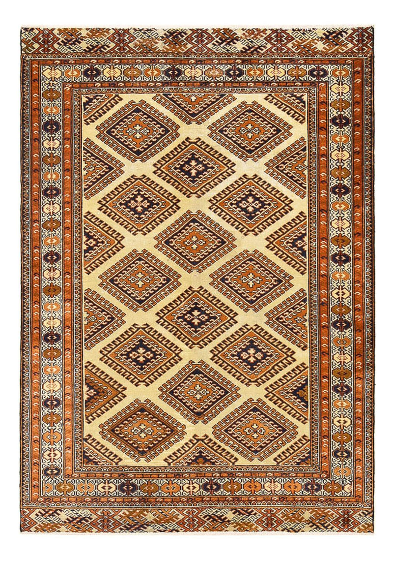 Turkaman Teppich - 188 x 131 cm - sand