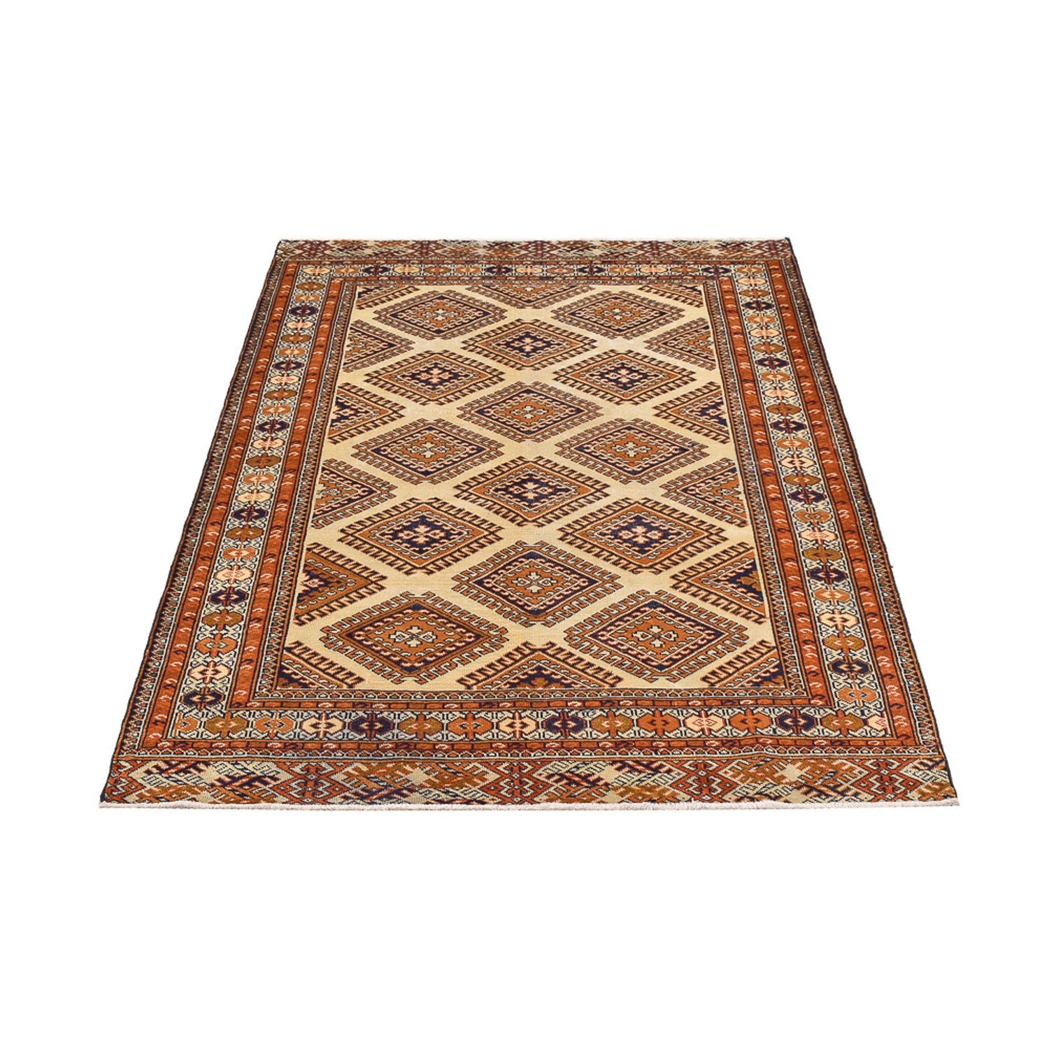 Turkaman Teppich - 188 x 131 cm - sand