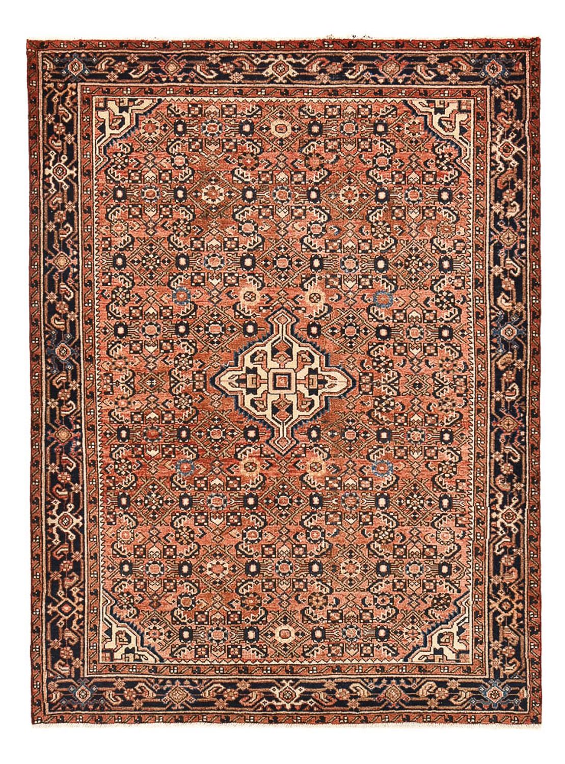 Perserteppich - Nomadic - 198 x 145 cm - rost