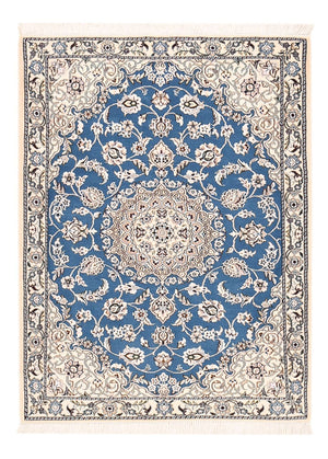Perserteppich - Nain - Royal - 127 x 90 cm - blau