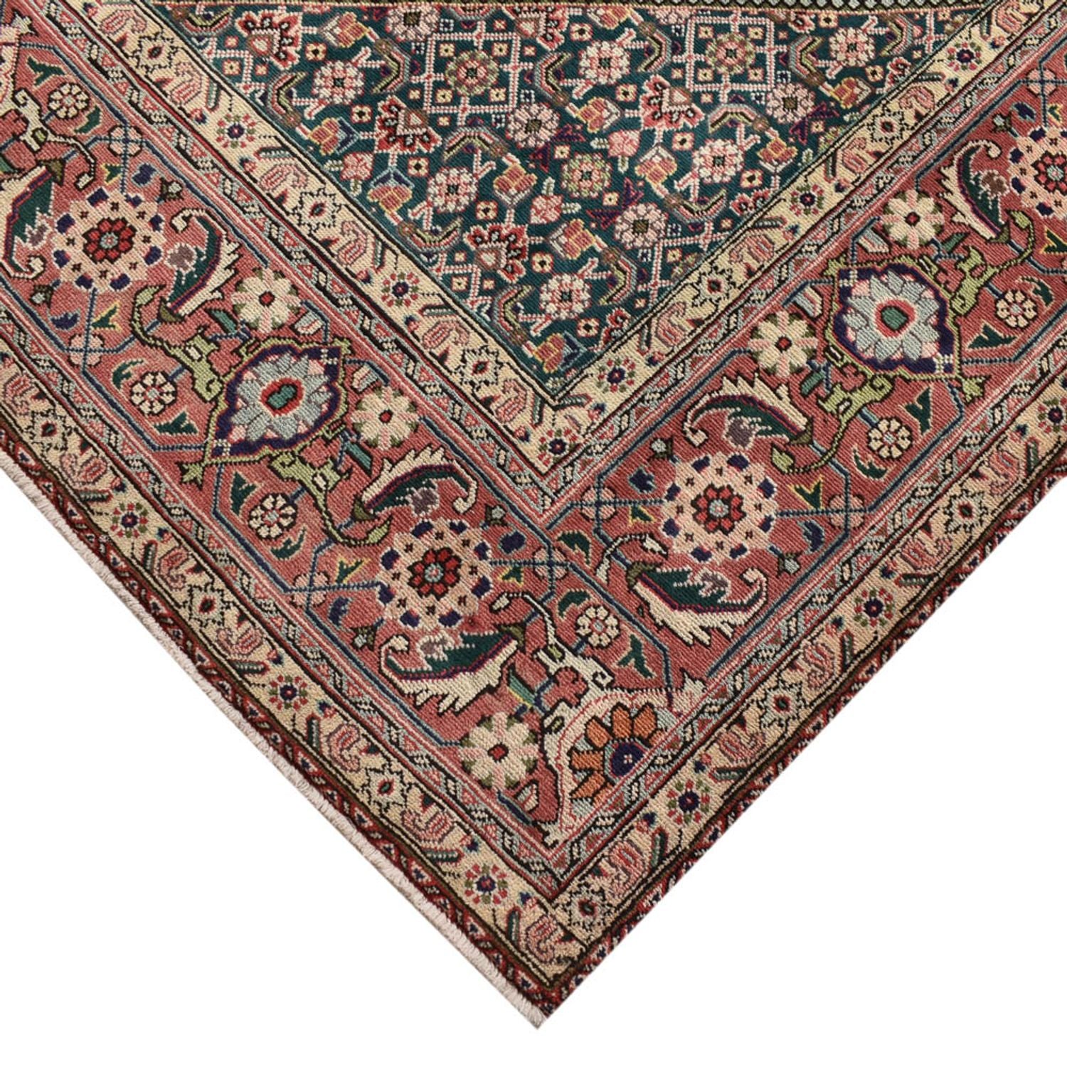 Perserteppich - Täbriz - 387 x 295 cm - dunkelbeige