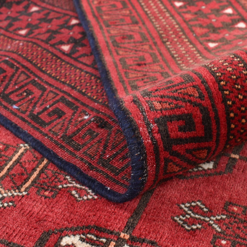 Turkaman Teppich - 182 x 113 cm - rot