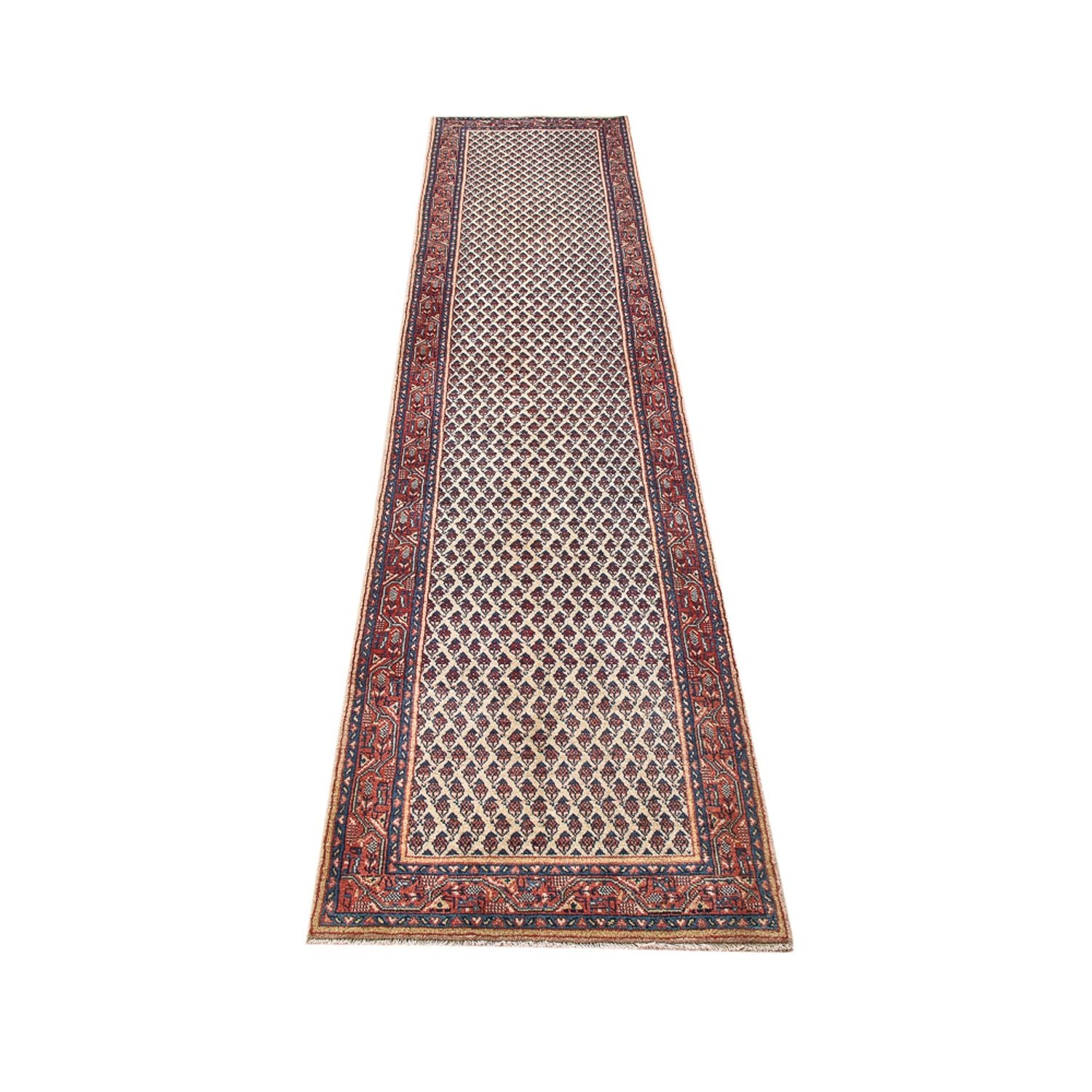 Läufer Perser - Mir - 304 x 67 cm - taupe