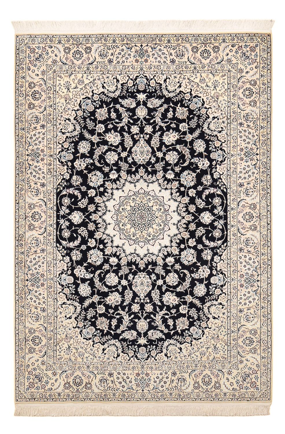 Perserteppich - Nain - Premium - 240 x 161 cm - dunkelblau