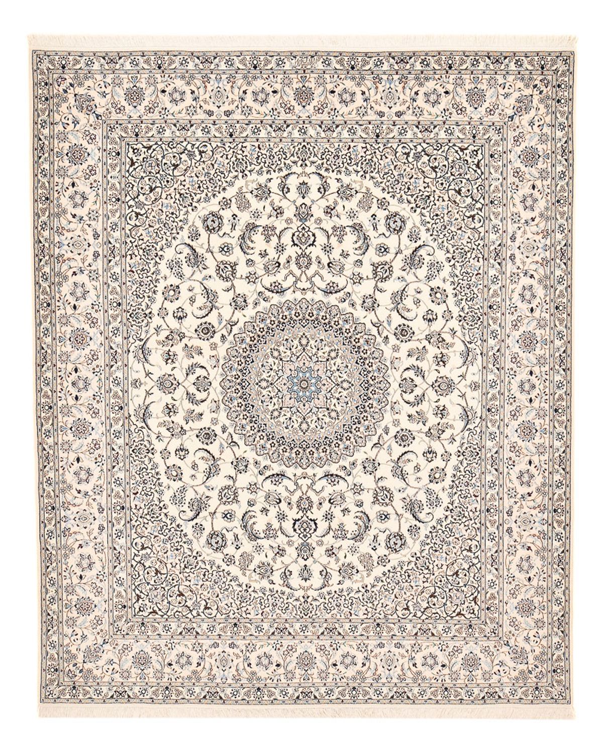 Perserteppich - Nain - Premium - 306 x 251 cm - weiß