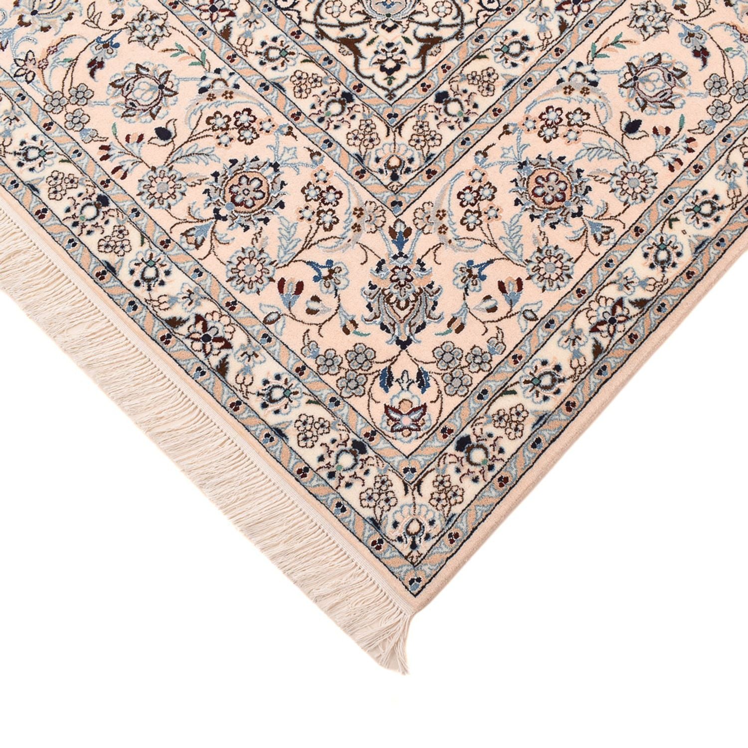Perserteppich - Nain - Premium - 306 x 251 cm - weiß