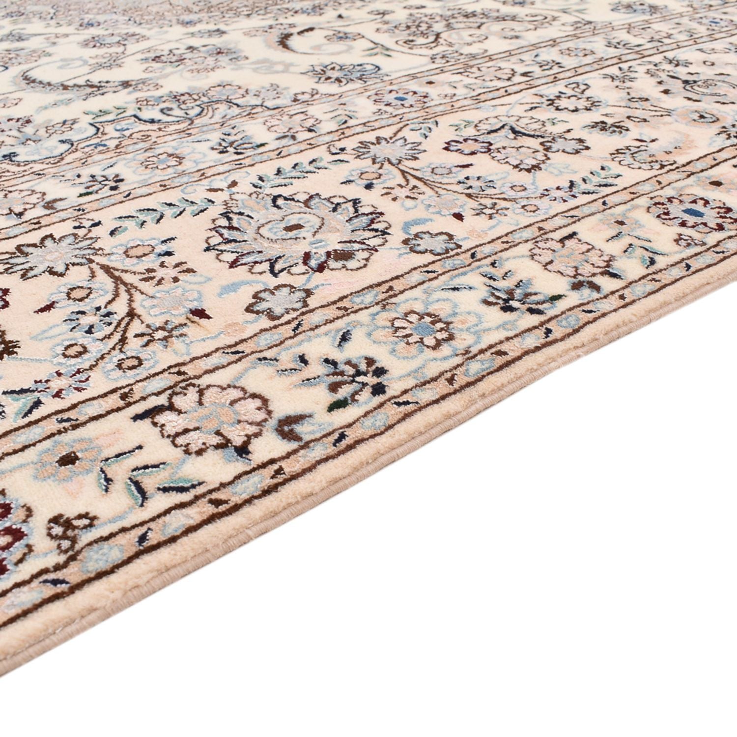 Perserteppich - Nain - Premium - 302 x 210 cm - weiß