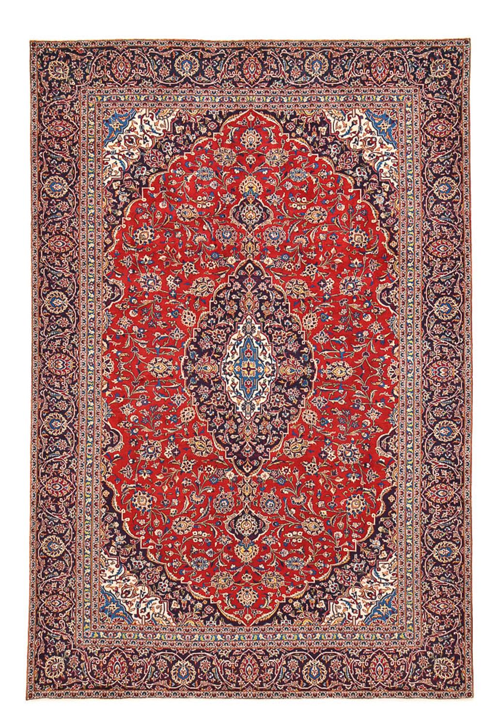 Perserteppich - Keshan - 405 x 275 cm - rot