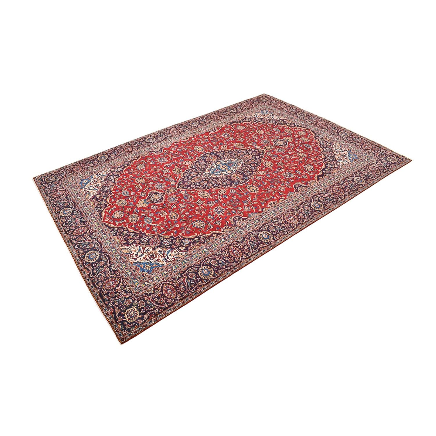 Perserteppich - Keshan - 405 x 275 cm - rot