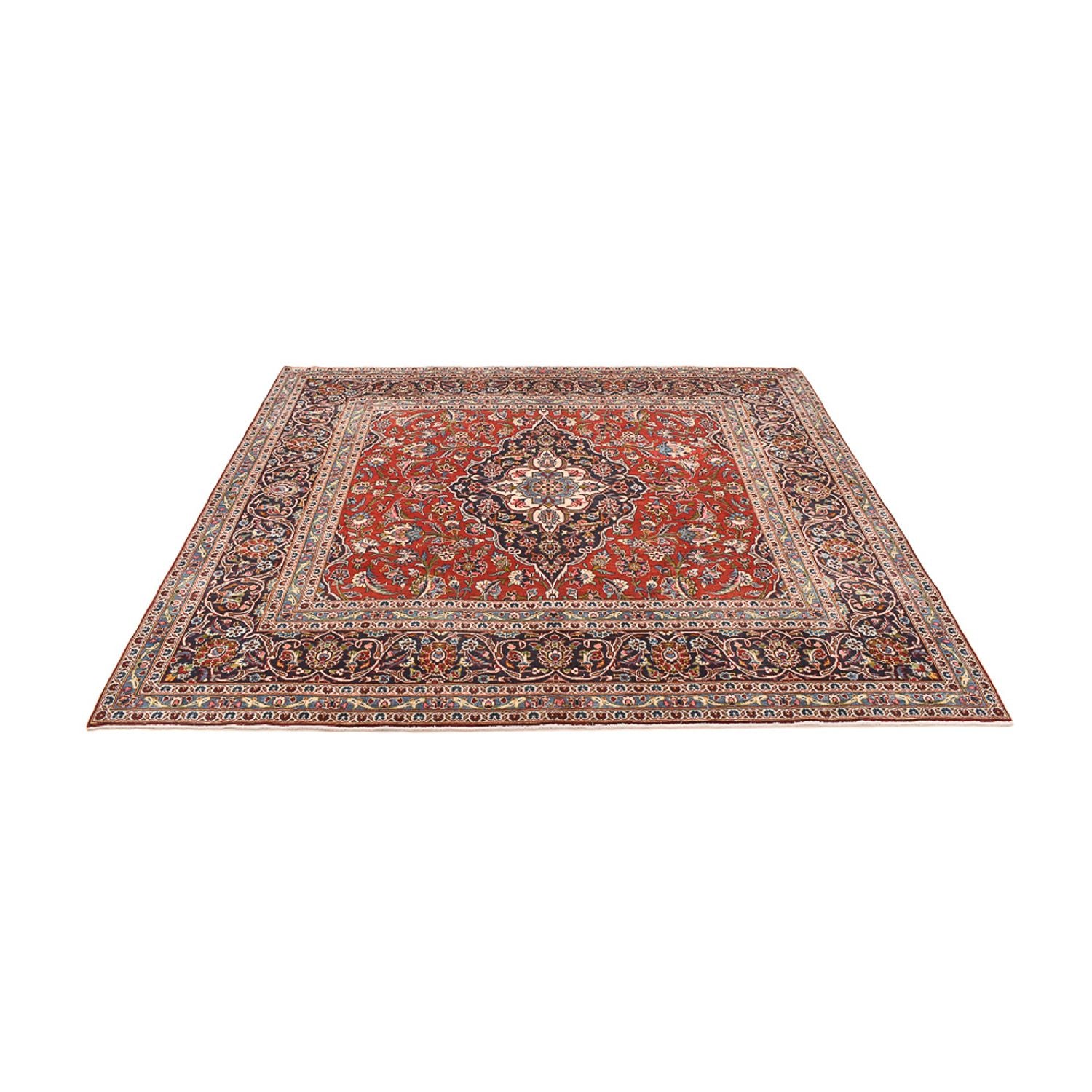 Perserteppich - Keshan - 253 x 225 cm - rot