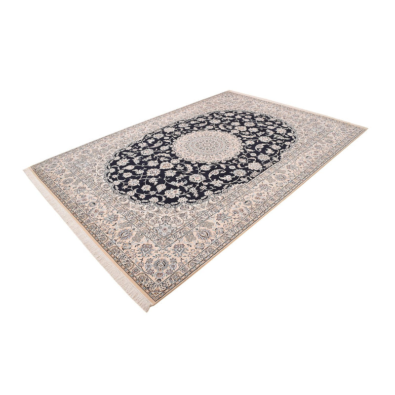Perserteppich - Nain - Royal - 356 x 251 cm - dunkelblau