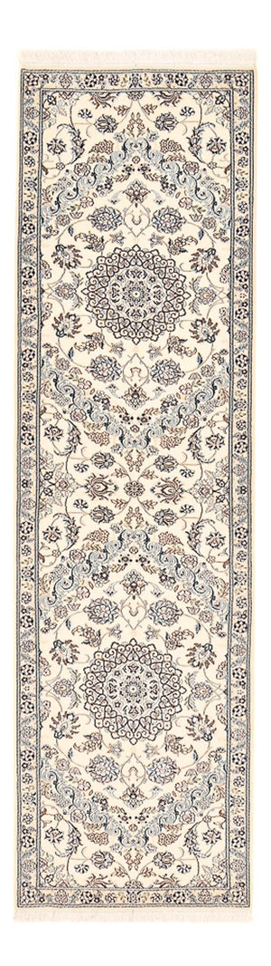 Läufer Perser - Nain - Royal - 303 x 86 cm - weiß