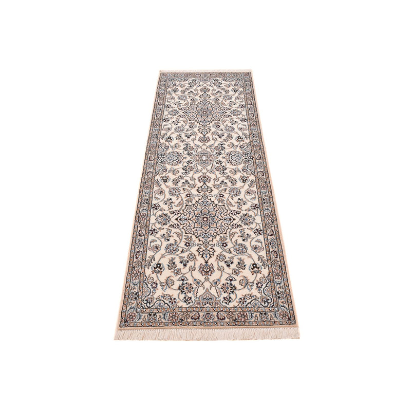 Läufer Perser - Nain - Royal - 219 x 70 cm - weiß