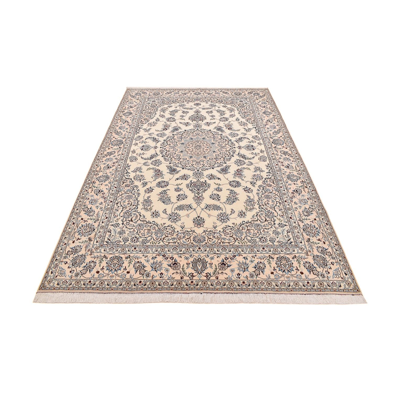 Perserteppich - Nain - Royal - 312 x 210 cm - weiß