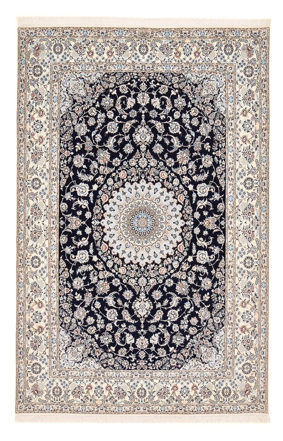 Perserteppich - Nain - Premium - 313 x 213 cm - dunkelblau