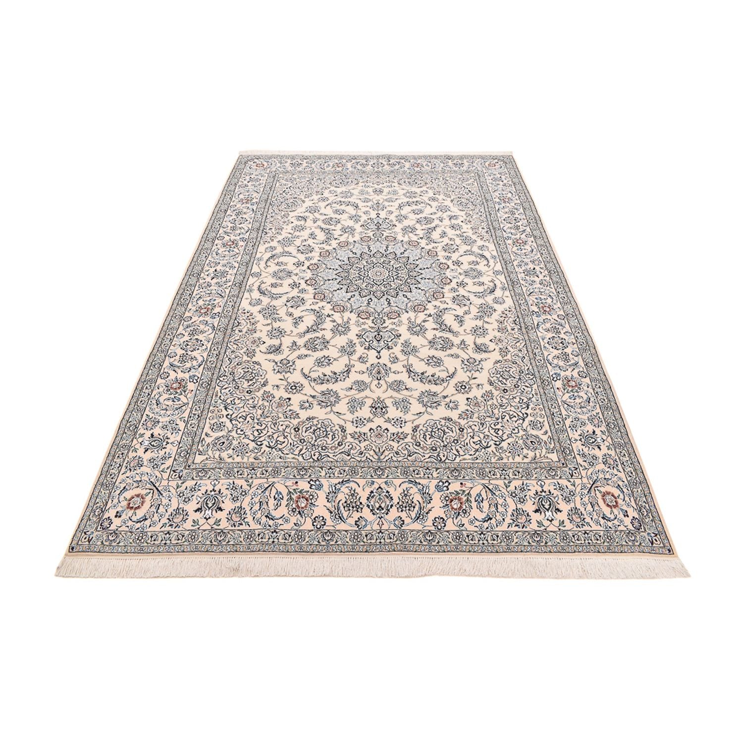 Perserteppich - Nain - Royal - 305 x 200 cm - weiß