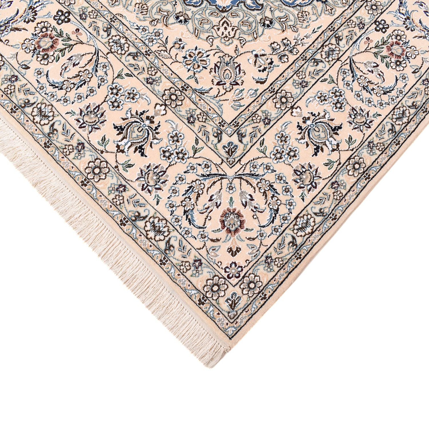 Perserteppich - Nain - Premium - 309 x 206 cm - blau