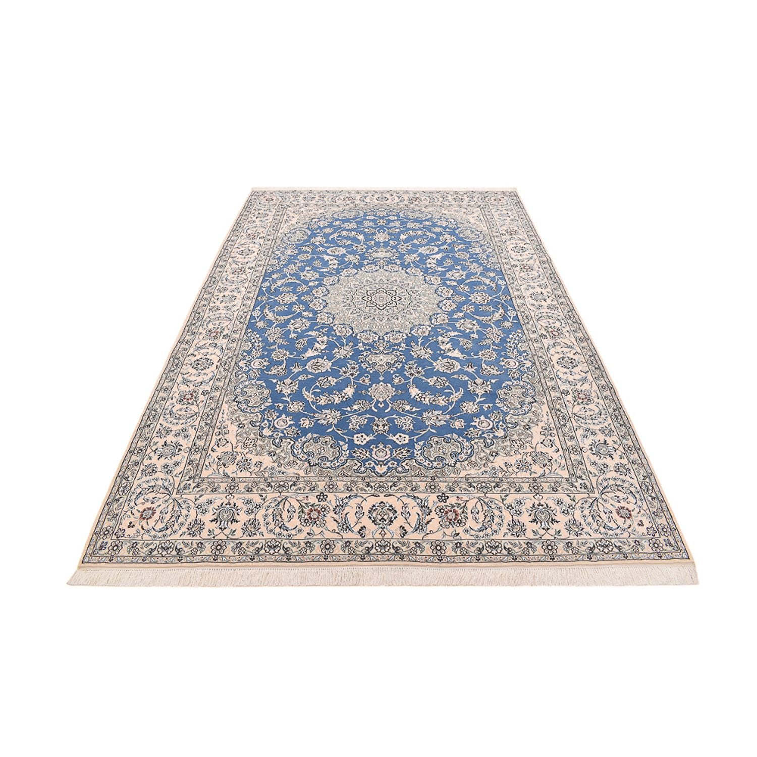 Perserteppich - Nain - Premium - 309 x 206 cm - blau