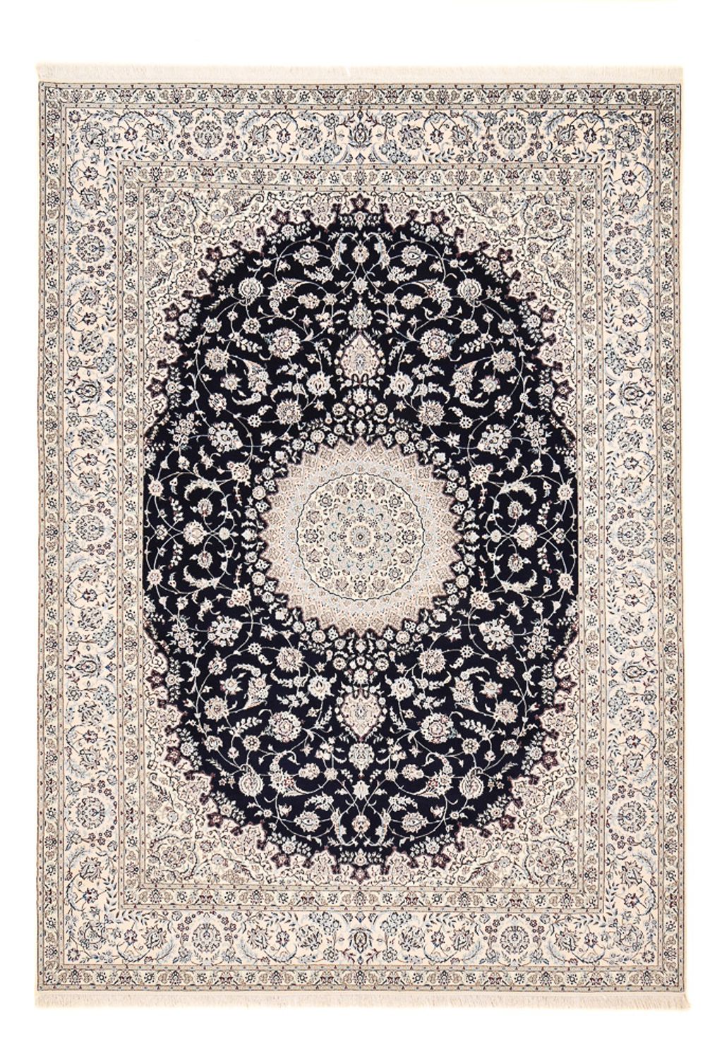 Perserteppich - Nain - Premium - 362 x 255 cm - dunkelblau