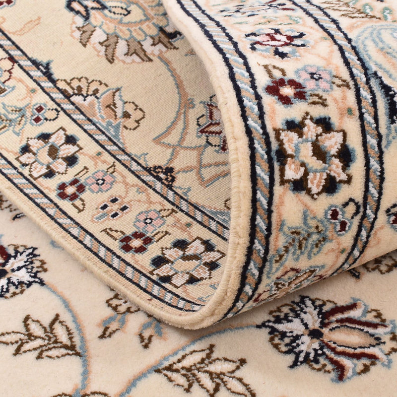 Läufer Perser - Nain - Royal - 330 x 90 cm - weiß