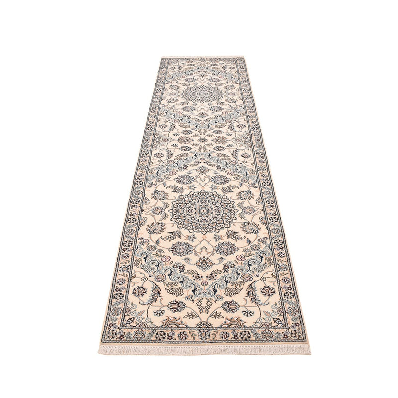 Läufer Perser - Nain - Royal - 330 x 90 cm - weiß