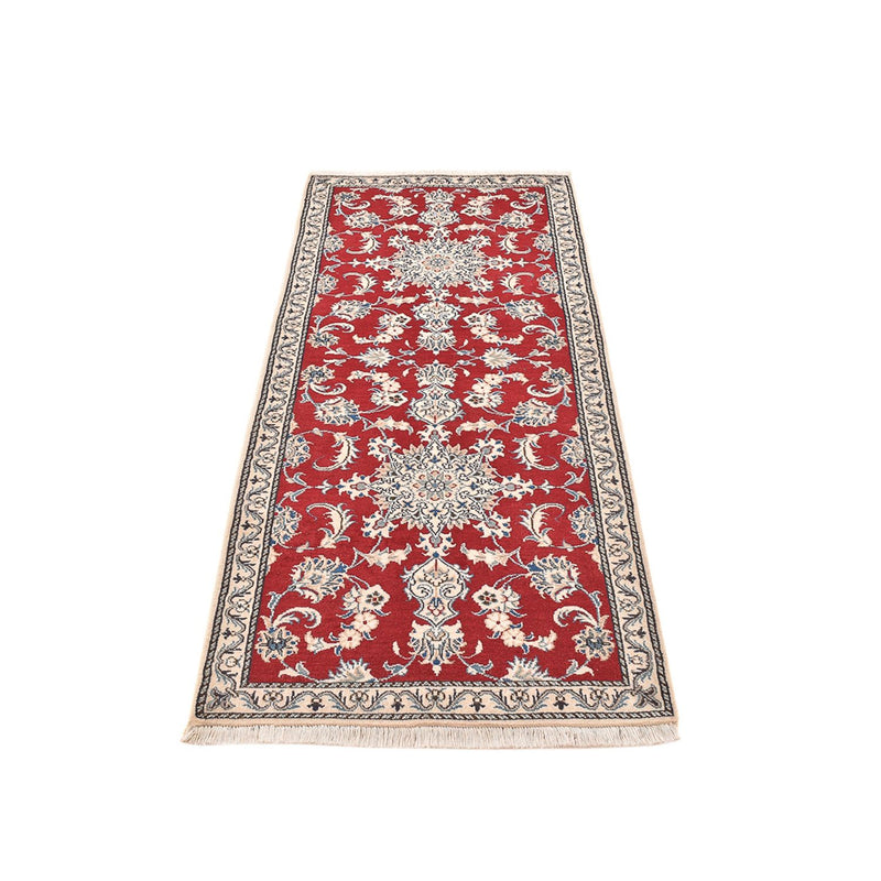 Läufer Perser - Nain - 208 x 79 cm - rot