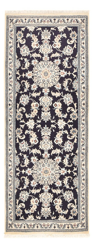 Läufer Perser - Nain - 206 x 77 cm - dunkelblau