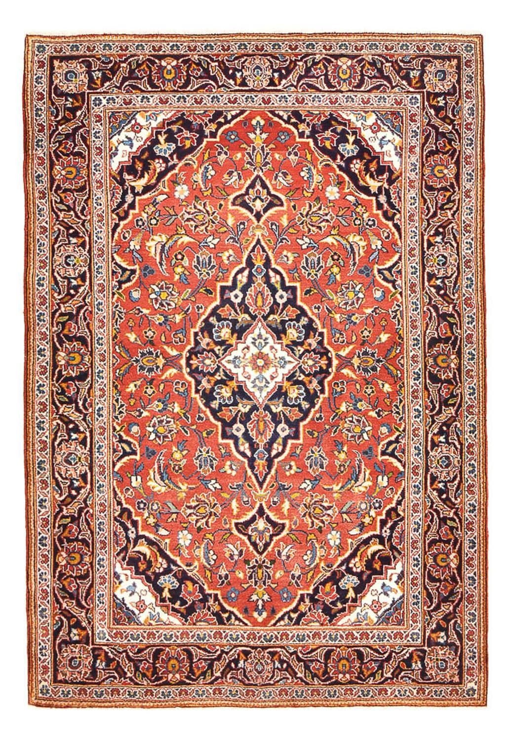 Perserteppich - Keshan - 167 x 114 cm - hellrot