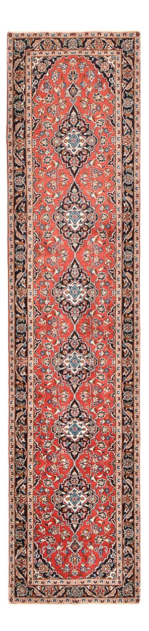 Läufer Perser - Keshan - 397 x 95 cm - hellrot