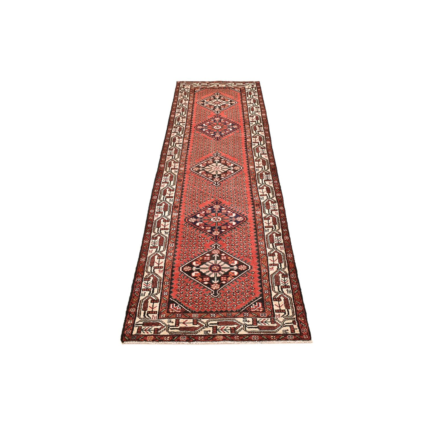 Läufer Perser - Nomadic - 302 x 83 cm - hellrot