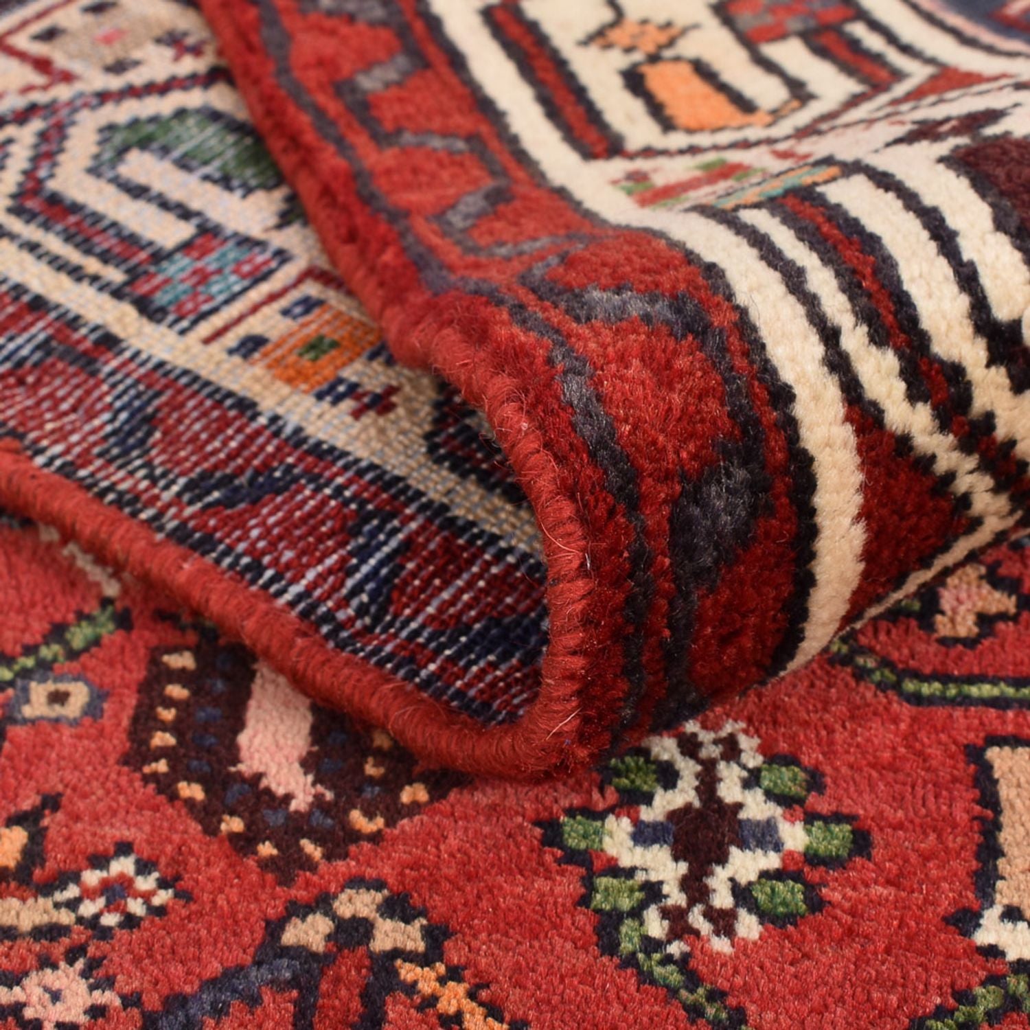 Läufer Perser - Nomadic - 373 x 87 cm - rot