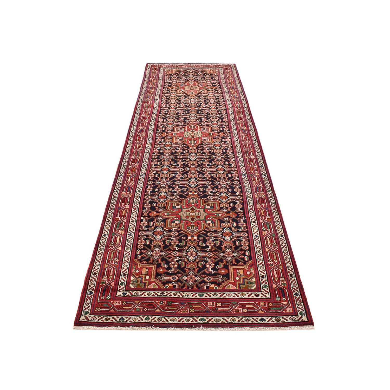 Läufer Perser - Nomadic - 403 x 120 cm - hellrot