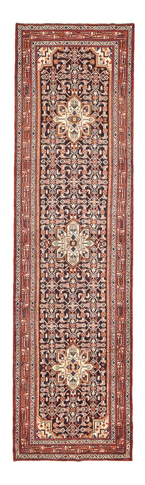 Läufer Perser - Nomadic - 412 x 114 cm - dunkelrot