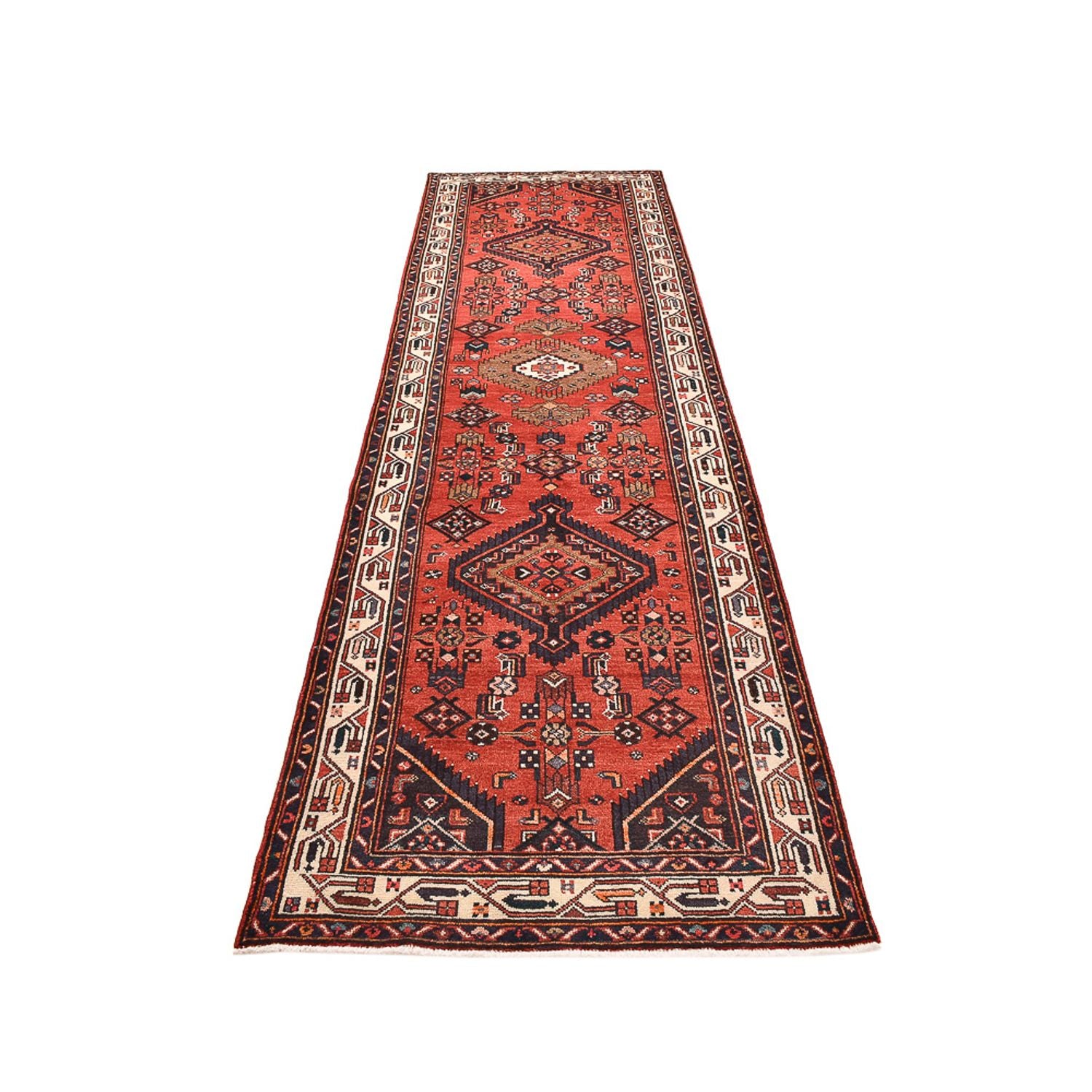 Läufer Perser - Nomadic - 388 x 108 cm - rot