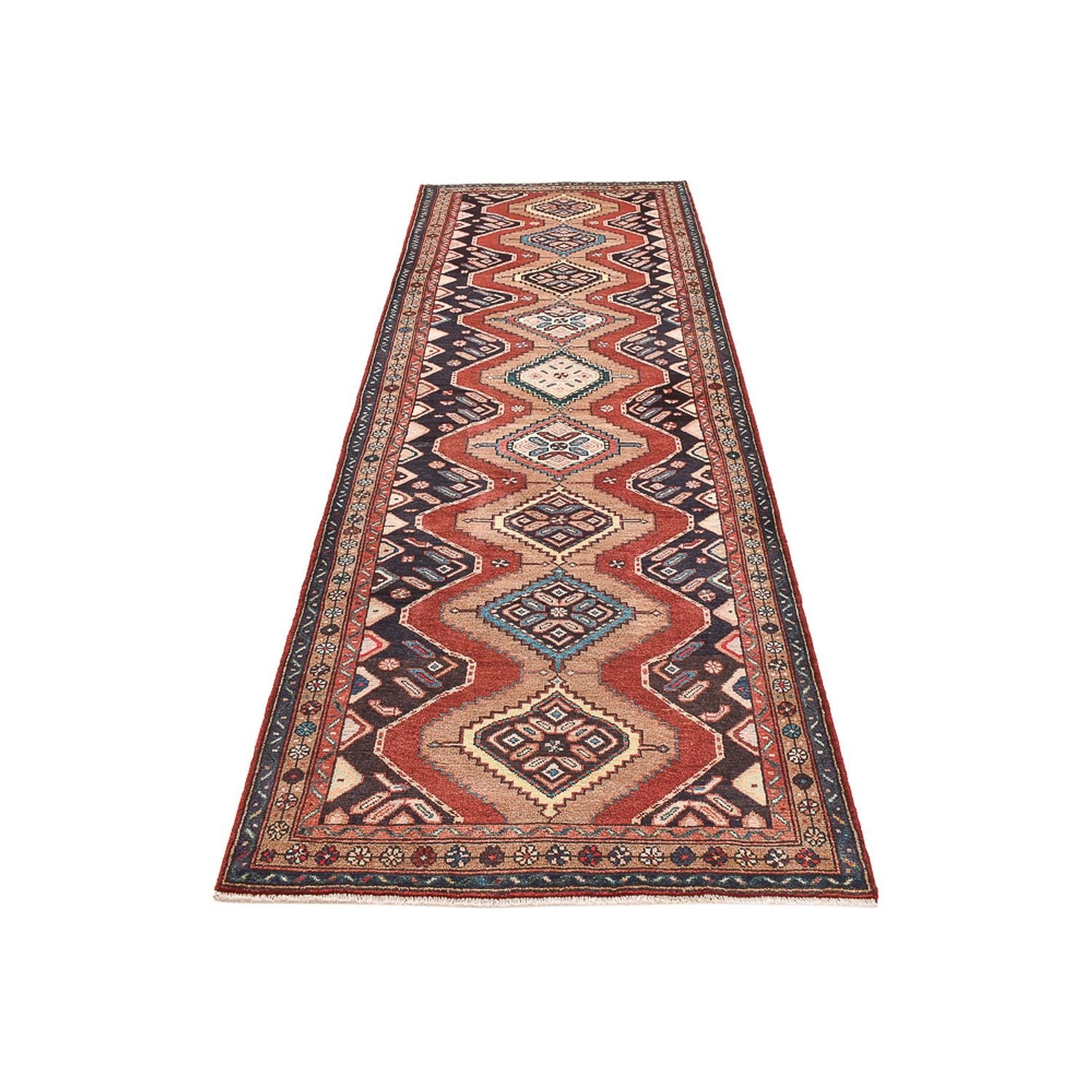 Läufer Perser - Nomadic - 323 x 108 cm - mehrfarbig