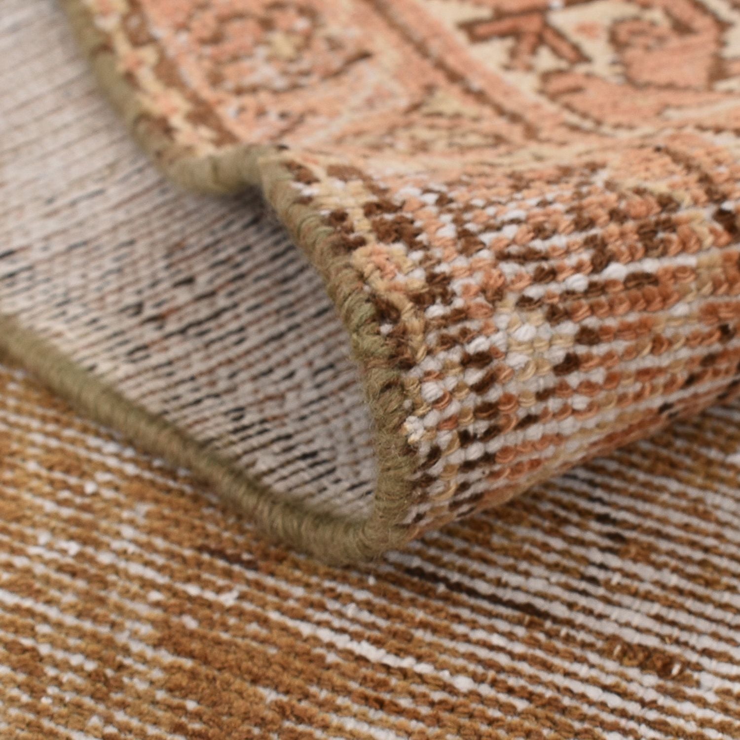 Läufer Vintage - 350 x 136 cm - dunkelbeige
