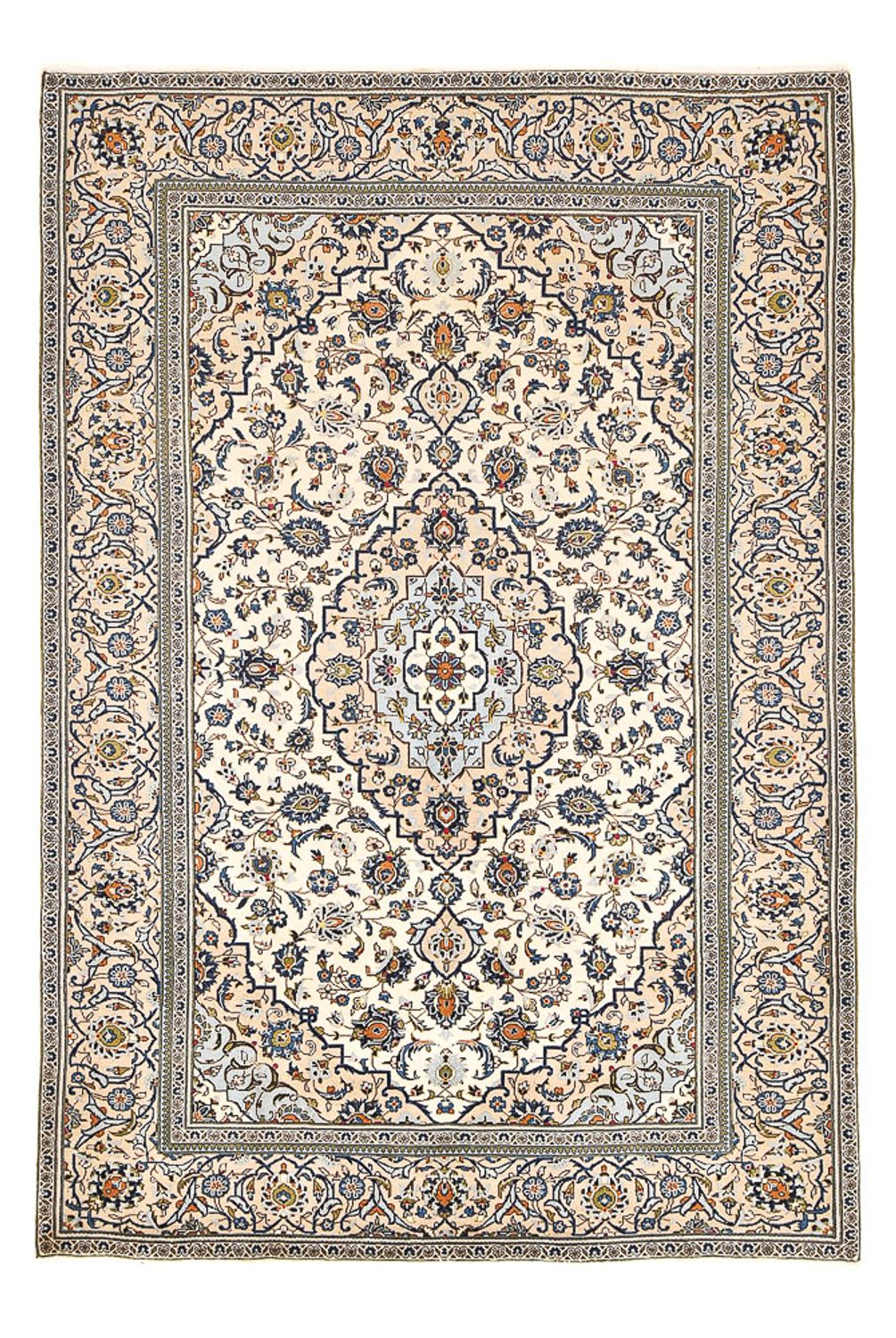 Perserteppich - Keshan - 300 x 195 cm - sand