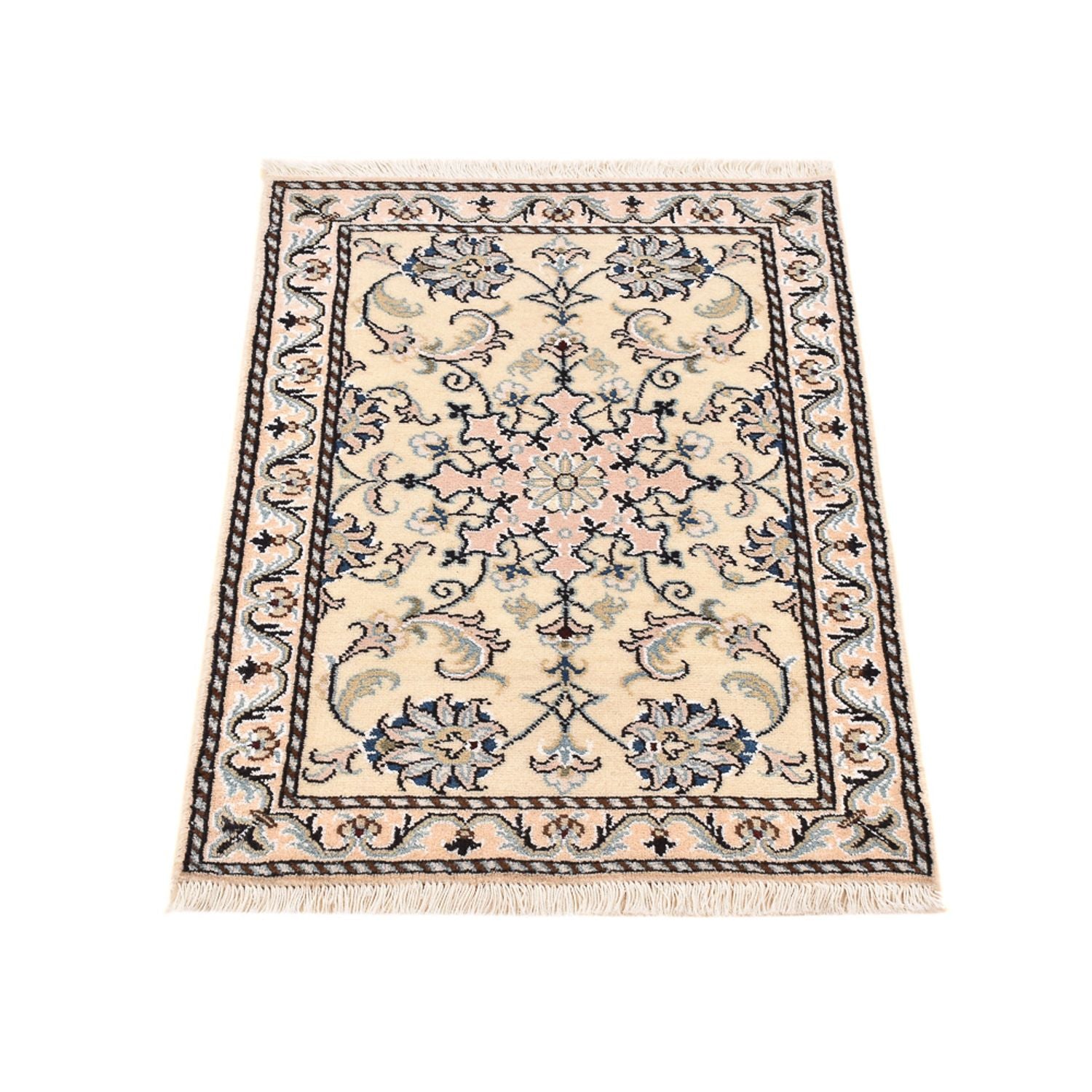 Perserteppich - Nain - 87 x 57 cm - beige