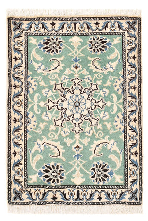 Perserteppich - Nain - 87 x 59 cm - hellgrün