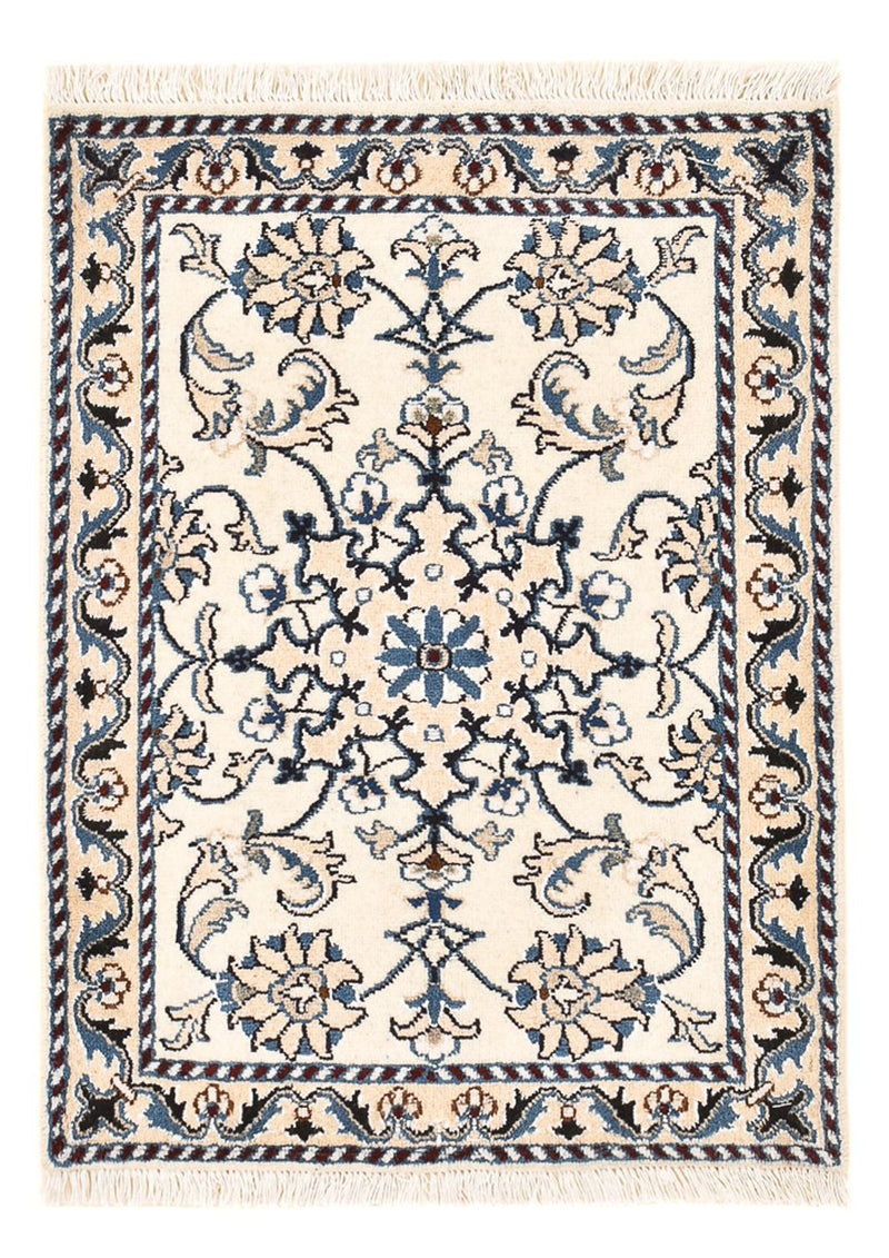 Perserteppich - Nain - 81 x 57 cm - creme