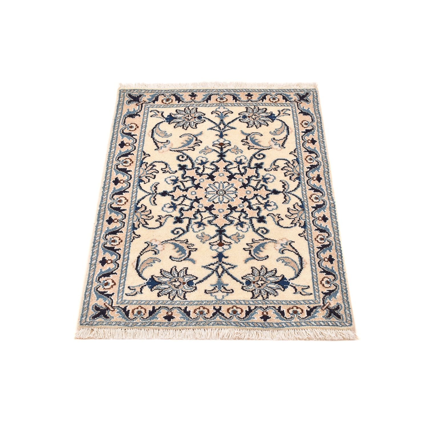Perserteppich - Nain - 85 x 60 cm - creme
