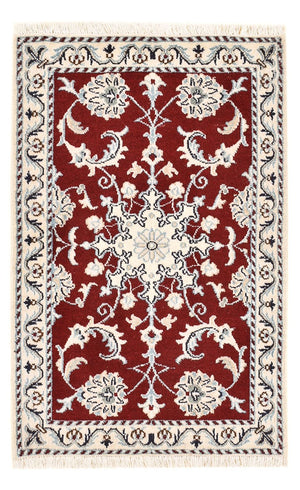 Perserteppich - Nain - 94 x 60 cm - rot