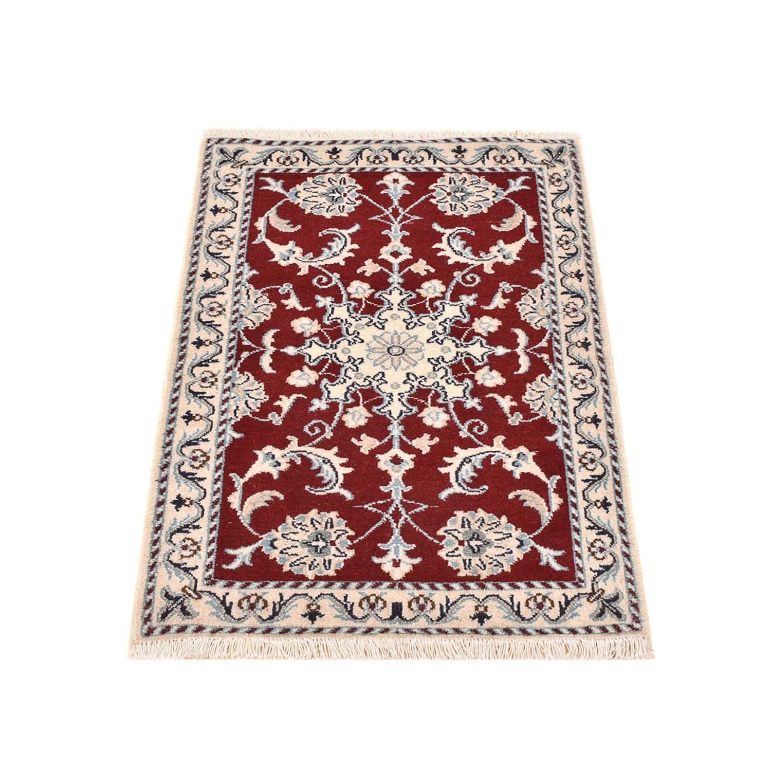 Perserteppich - Nain - 94 x 60 cm - rot