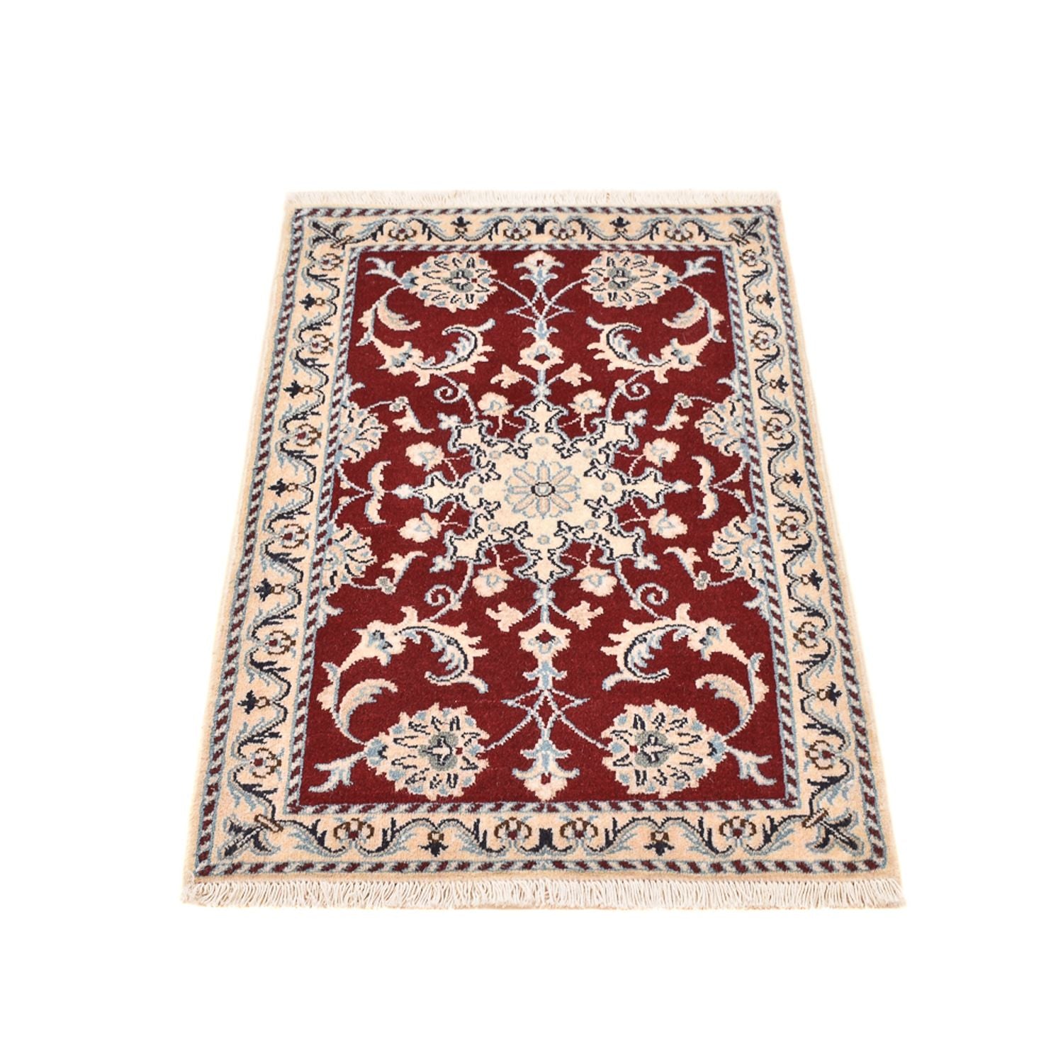 Perserteppich - Nain - 93 x 61 cm - rot