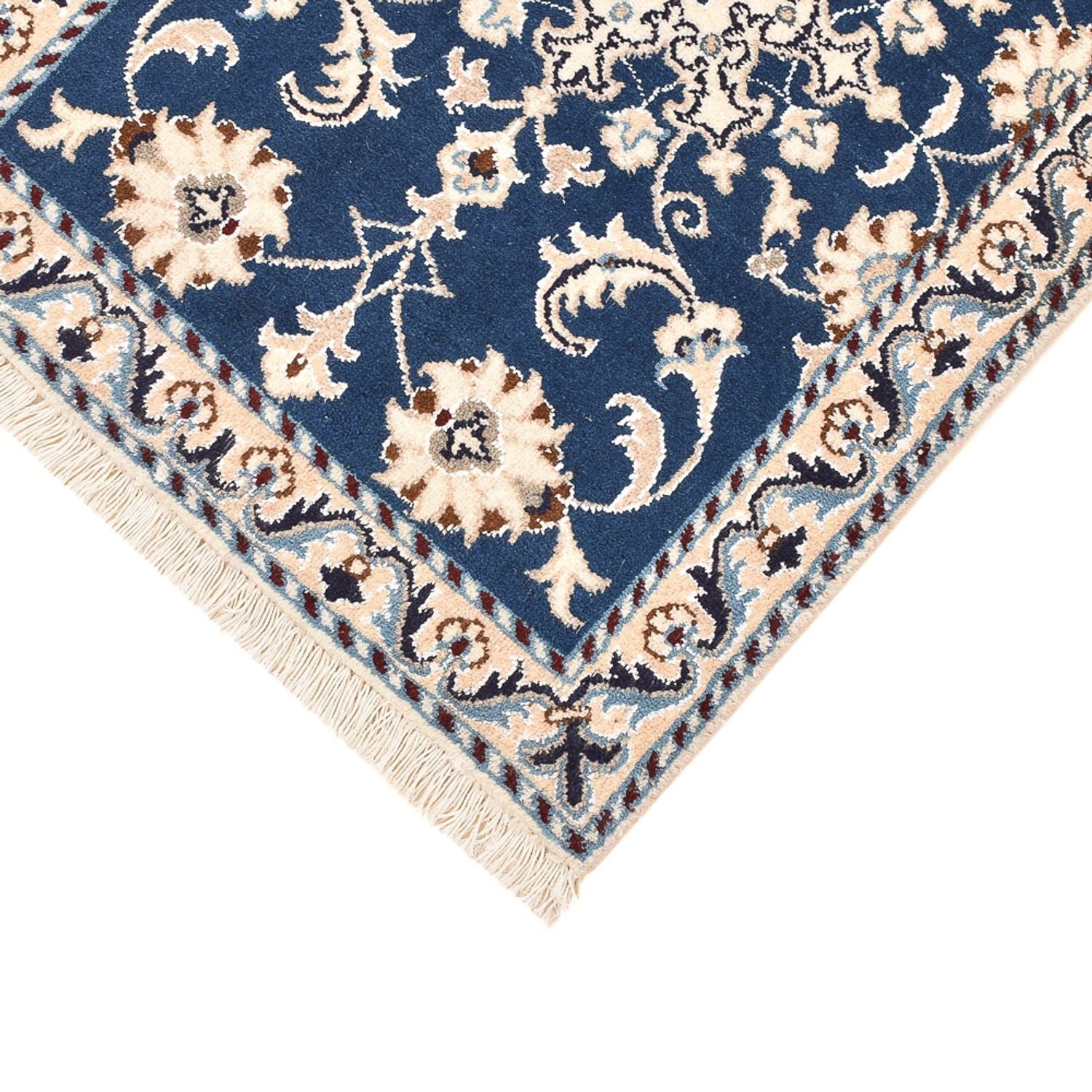 Perserteppich - Nain - 85 x 60 cm - blau
