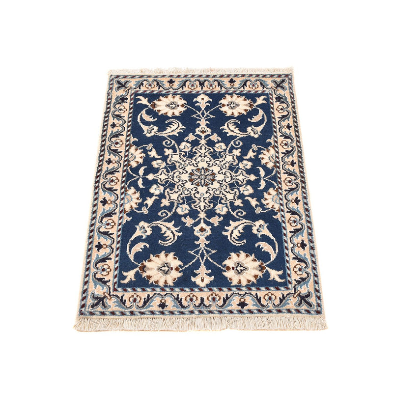 Perserteppich - Nain - 85 x 60 cm - blau